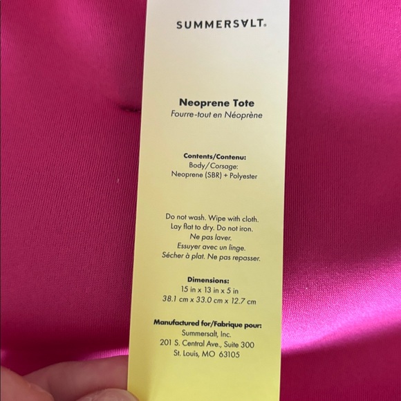 Stylish summer salt Pink and Red Women's Tote Bag - Picture 3 of 7